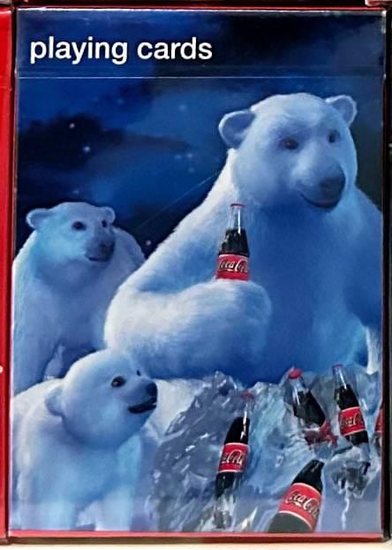 Bicycle Coca Cola Polar Bear (blue)