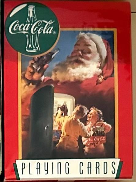 Santa Coca Cola / Bicycle - fridge