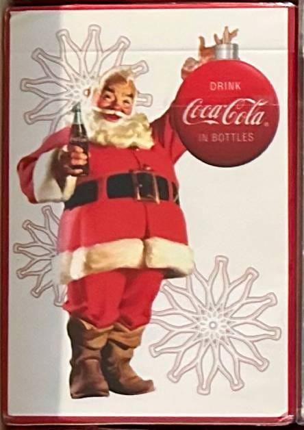 Bicycle Coca Cola Santa - baubles