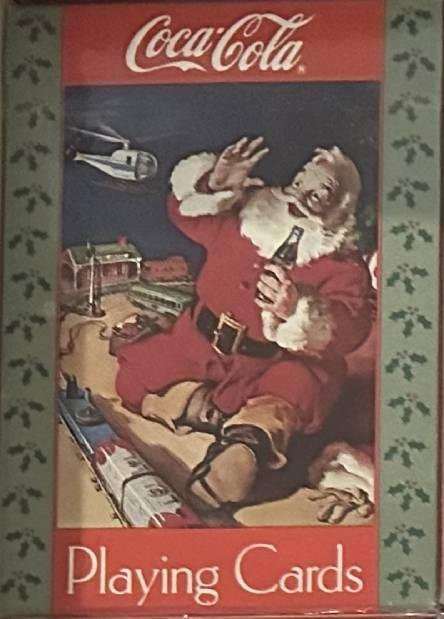 Bicycle / Coca-Cola Santa - Helicopter on top left